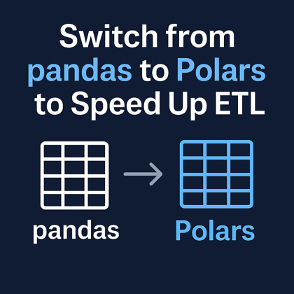 Switch from pandas to Polars to Speed Up ETL